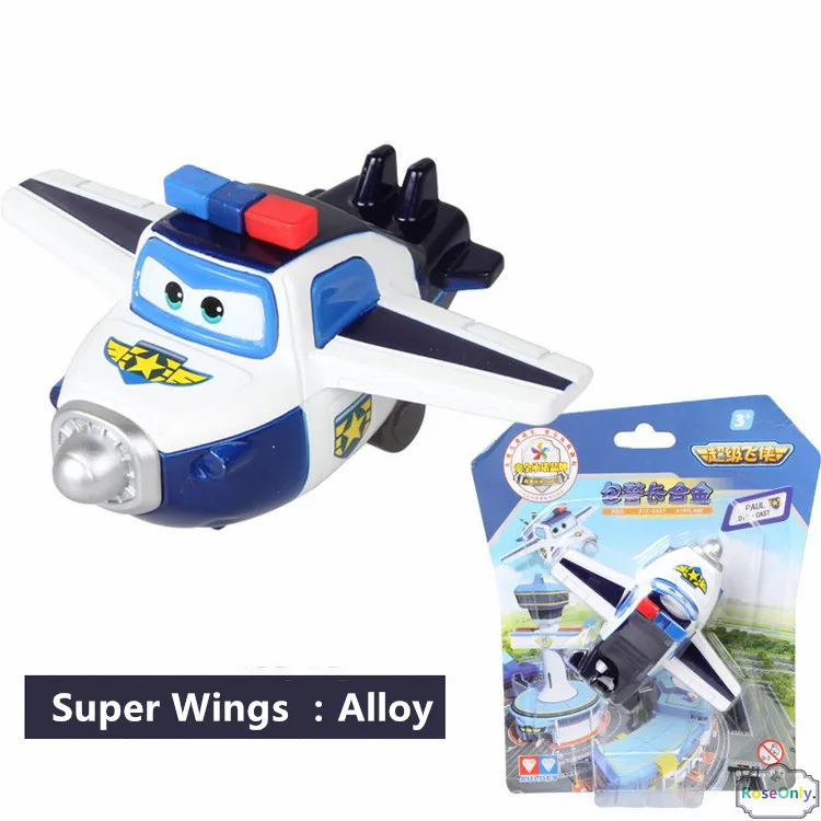 

With original box Super Wings toys Alloy Planes Model Airplane Robot Action Figures Boys Brinquedos Toys Christmas Birthday Gift