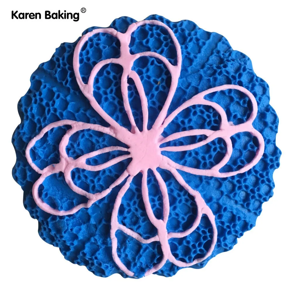 3D di Disegno Del Fiore Del Fondente Della Torta Del Silicone Stampo Per Cupcake Decorazione di Una Torta torta Caramella Muffa Del Cioccolato C672 in 3D di