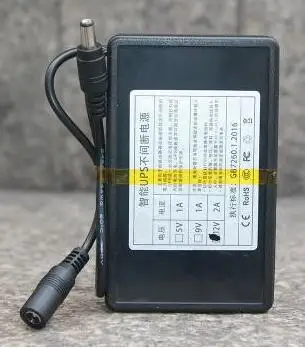

Free ship router storage battery 12V UPS with charger set router battery with charger