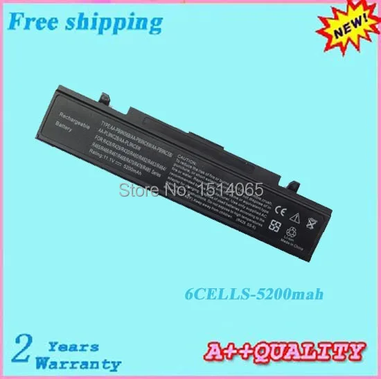 

AA-PB9NS6W AA-PB9NS6B AA-PB9NC5B AA-PB9NC6W laptop battery For SAMSUNG R428 Q320 R460 R430