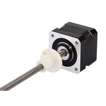 

Nema 17 External Linear Stepper Motor Precision Linear Actuator 34mm Stack 0.7A Lead Screw Length 150mm for CNC Router