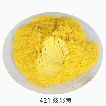 

500g Yellow Skin color Natural Mineral mica powder Nail glitter shimmer eye shadow DIY soap pigment dust Pearl pigment