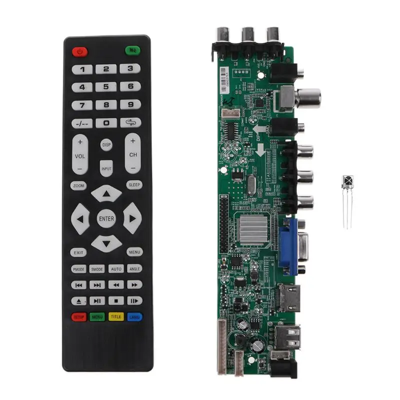 A81.2.PA V56 V59 Универсальный ЖК драйвер платы ПОДДЕРЖКА DVB T2 для ТВ 3663|Запасные части| |