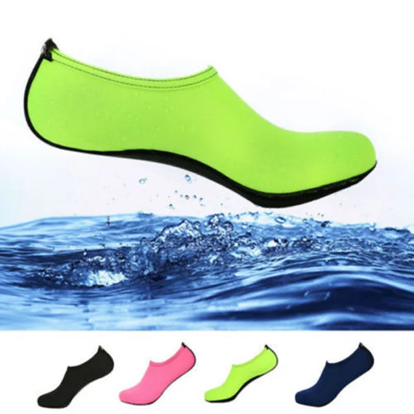 

Newly Women Men Water Shoes Aqua Socks Diving Socks Wetsuit Non-slip Swim Beach Shoes FMS19