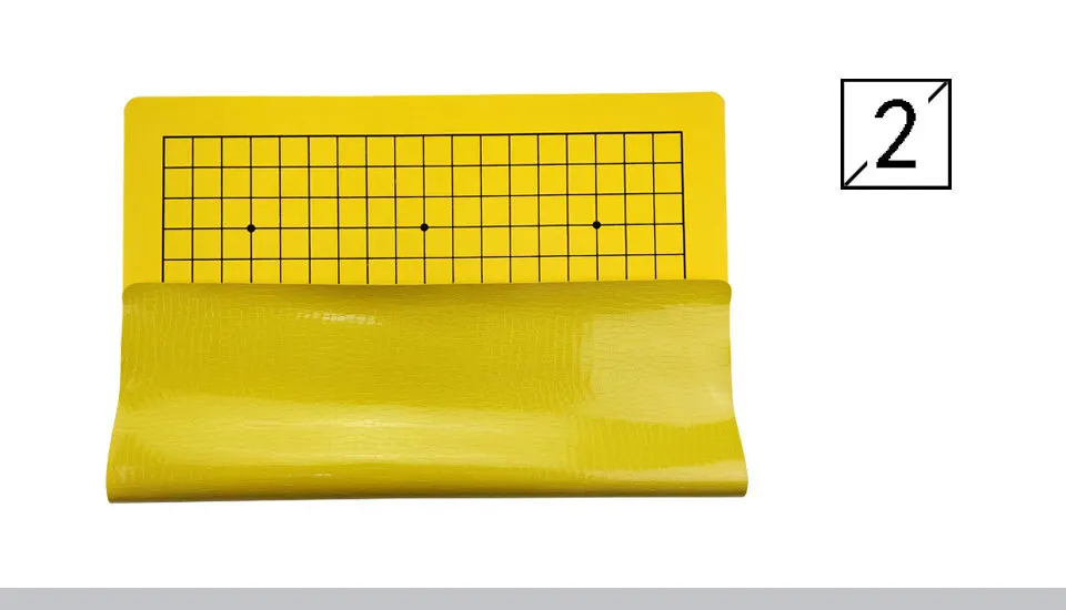 Yernea Go Game Chess board One Side Weiqi Chessboard Synthetic Leather Flannelette Checkerboard 19 Line Road Chess Games (3)