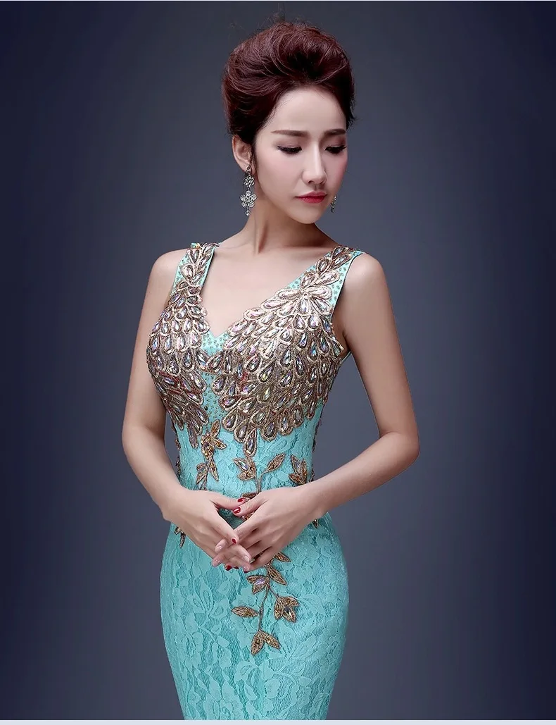 Vestido de Festa кружевные аппликации платья дешевые вечерние платья длинное вечернее платье