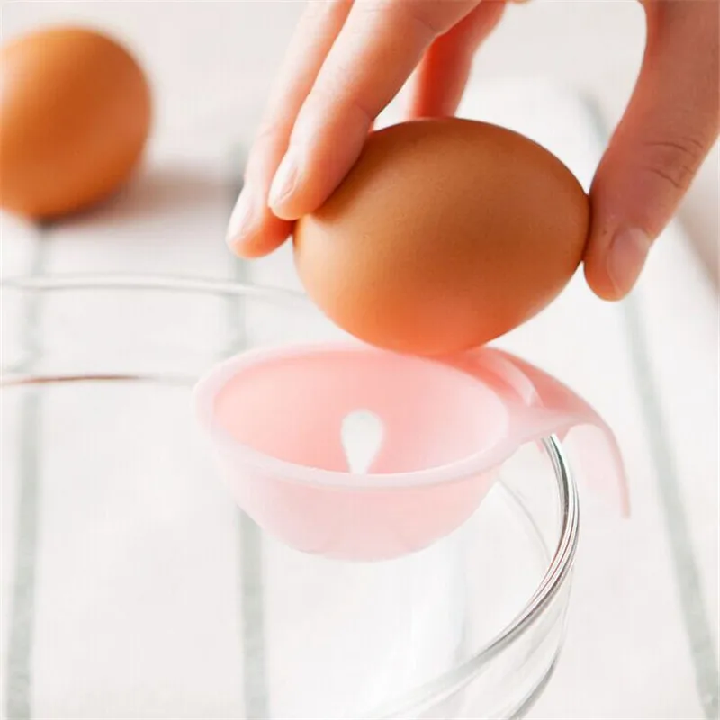 Высокое качество короткий хвостовик креативный яичный белок сепаратор точки обработки миксер Кухонные гаджеты принадлежности для выпечки яйца фильтр