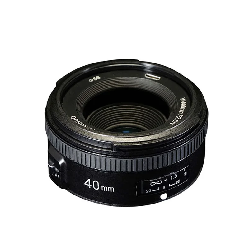 YONGNUO 40 мм YN40mm F2.8N объектив F2.8N светильник-вес стандартный объектив для Nikon d5300 d3400 d7200 d3100 d3200 d5100 DSLR камеры