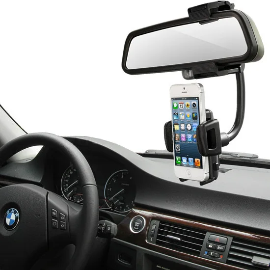 Degree Car Auto Rearview Mirror Mount Cell Phone Holder Bracket Stands For Samsung For Iphone Mobile Phone Gps Degree Car Auto Rearview Mirror Mount Cell Phone Holder Bracket Stands For Samsung For Iphone Mobile Phone Gps