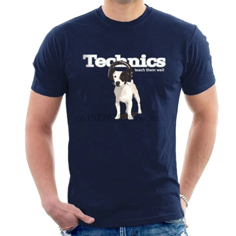 

TECHNICS T-SHIRT Dog Teach them well Vinyl DJ ALL SIZES S38