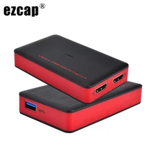 USB3.0 1080P 60FPS HDMI потоковая трансляция в прямом эфире USB 3,0 игра захват видео для Xbox PS3 PS4 ТВ коробка играть и Запись одно и то же время