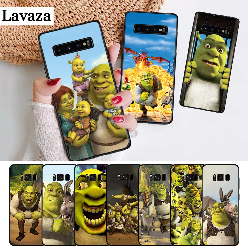 

Lavaza Cartoon Moive Shrek Coon Silicone Case for Samsung S6 Edge S7 S8 Plus S9 S10 S10e Note 8 9 M10 M20 M30