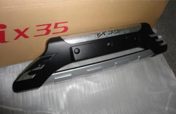 Высокое качество пластик ABS Хром Передний + задний бампер Накладка для Hyundai ix35 2010