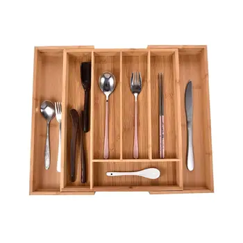 

Cutlery Tray 7 Compartment Tableware Storage Box Drawer Organizer Divider Tool Classification Storage Box Tableware Organizer