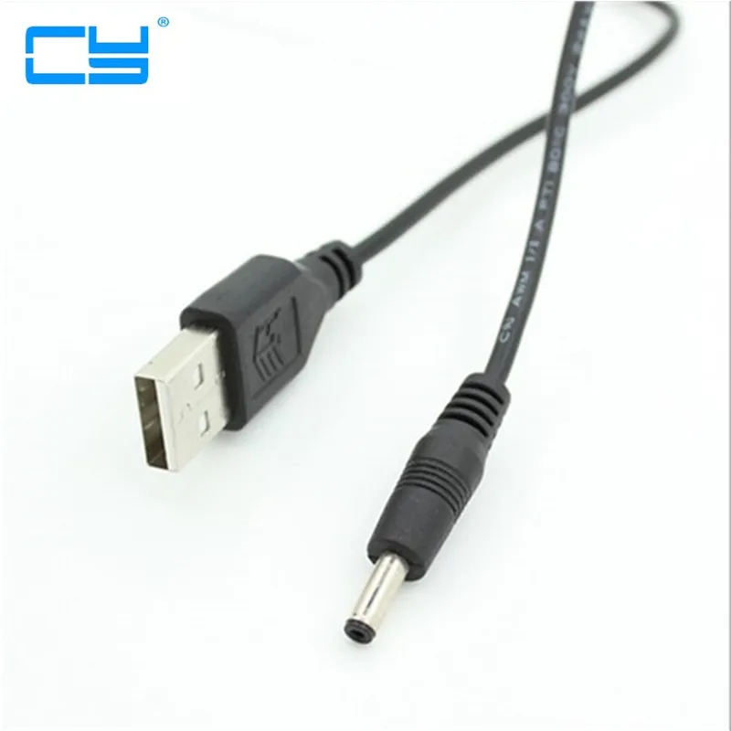 

CableDeconn USB 2.0 A Male To 3.5x1.35mm 3.5mm Plug Barrel Jack 5V DC Power Supply Cord Adapter Charger Cable 3.5*1.35mm