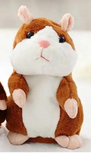 

Hot Cute Speak Talking Sound Record Hamster Talking Plush Toy Animal T0256