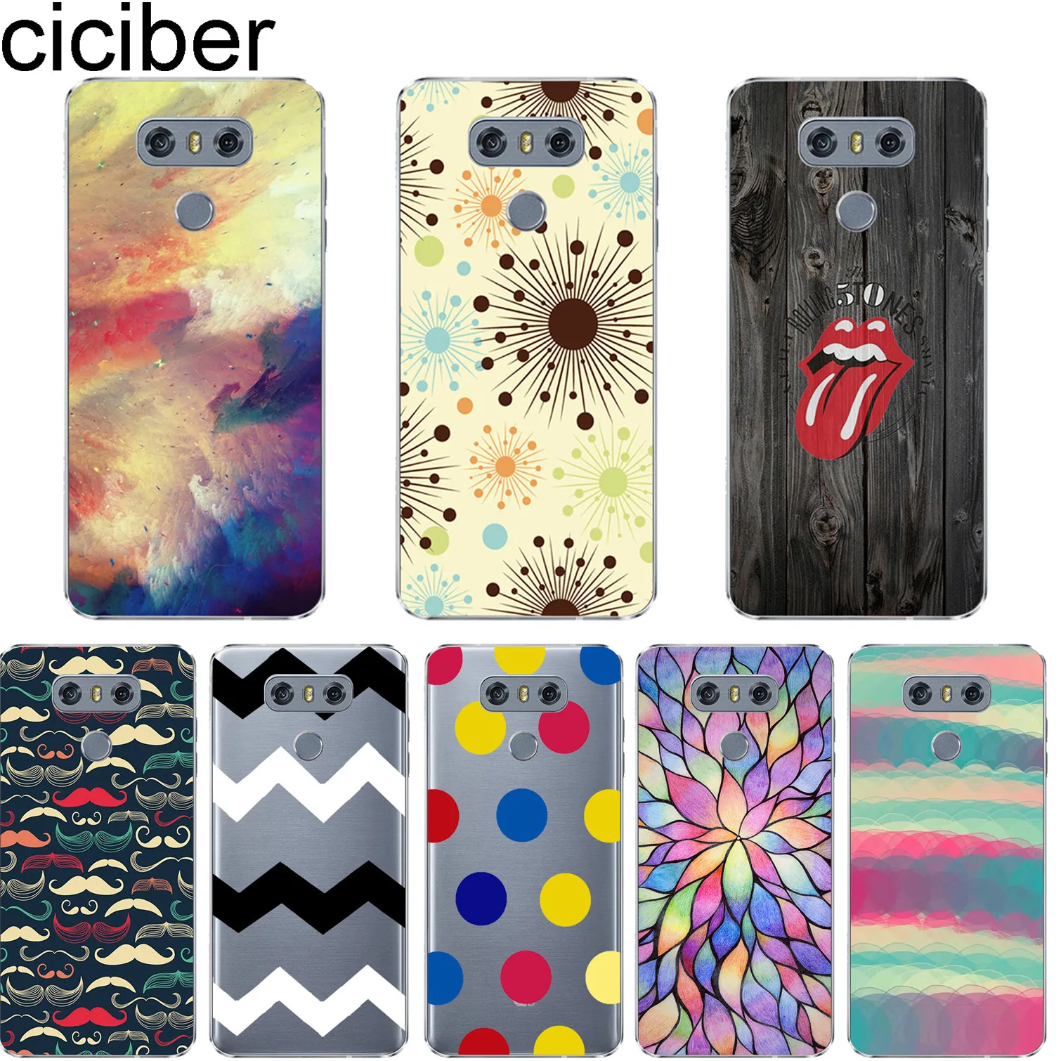 ciciber For LG G6 G7 G5 G4 V30 V35 V40 V20 THINQ TPU Cover K10 K8 K7 K4 2017 2018 K9 K11 Plus Phone Cases Capa Funda Lips |