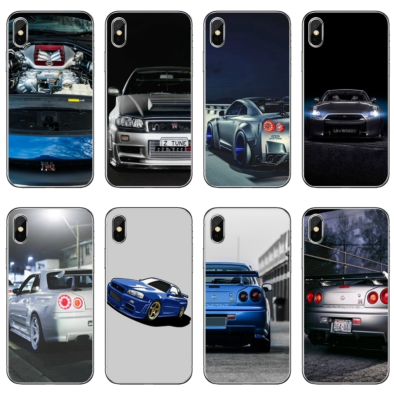

Nissan Skyline gtr R34 Luxury For Huawei Honor 10 9 Lite 8 8C 8X 7A 7C 7X 6 Play 6X 6A 6C 5A LYO-L21 V8 V10 Soft phone case