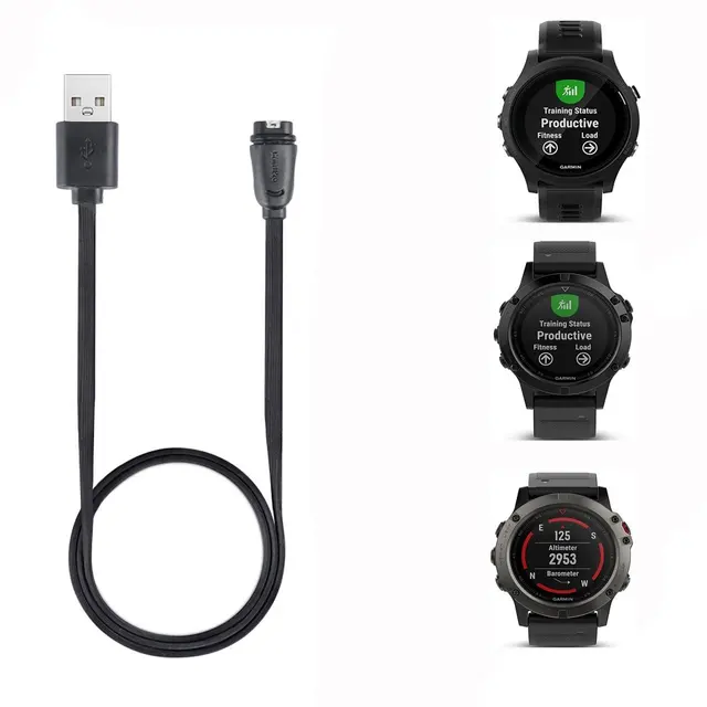 charging fenix 5 while running