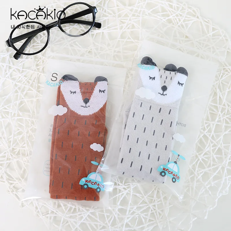 

Kacakid Autumn new children's cartoon socks baby boy girls non-slip socks kids fashion small long socks