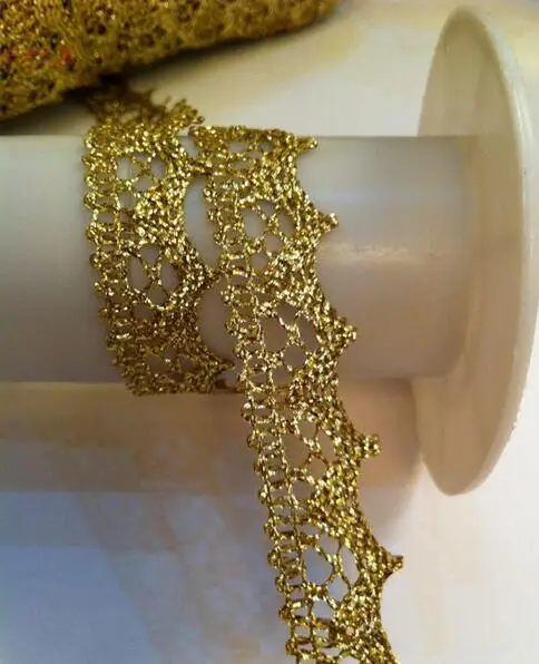gold colour lace styles