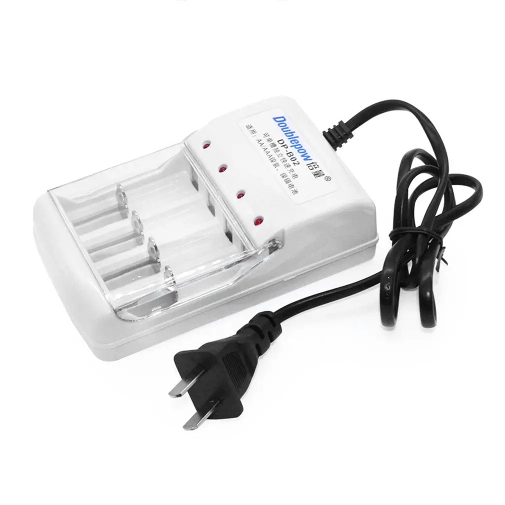 

Practical Four Slot Battery Charger Charging For 1.2V Double A Battery & Triple A Battery Li-ion Rechargeable Battery