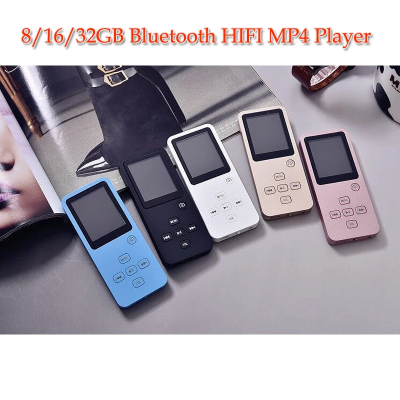 BON CREATION Bluetooth HiFi MP4 Loseless Музыкальный Плеер 1," экран поддержка SD карты Pedo Meter электронная книга FM радио Диктофон воспроизведение