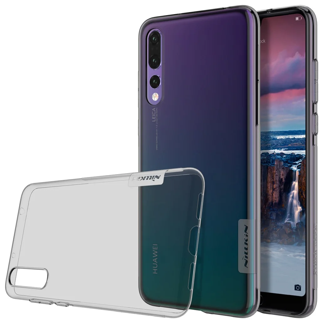 Для huawei P20 Pro Чехол P20 Lite Nova 3E чехол Nillkin природа прозрачный мягкий кремний ТПУ задняя крышка для huawei P20 Pro