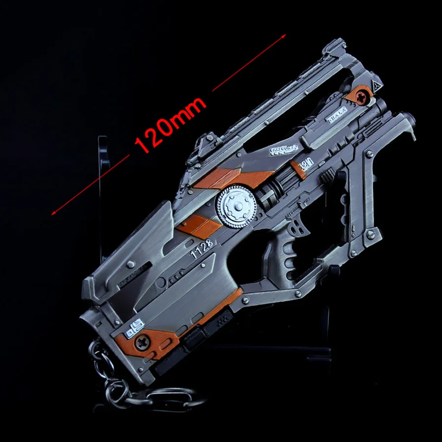 APEX Legends, модель пистолета, брелок для ключей, детский подарок, брелок из сплава, для игры в битва, королевская игра, оружие, металлическая винтовка, пистолет, брелок