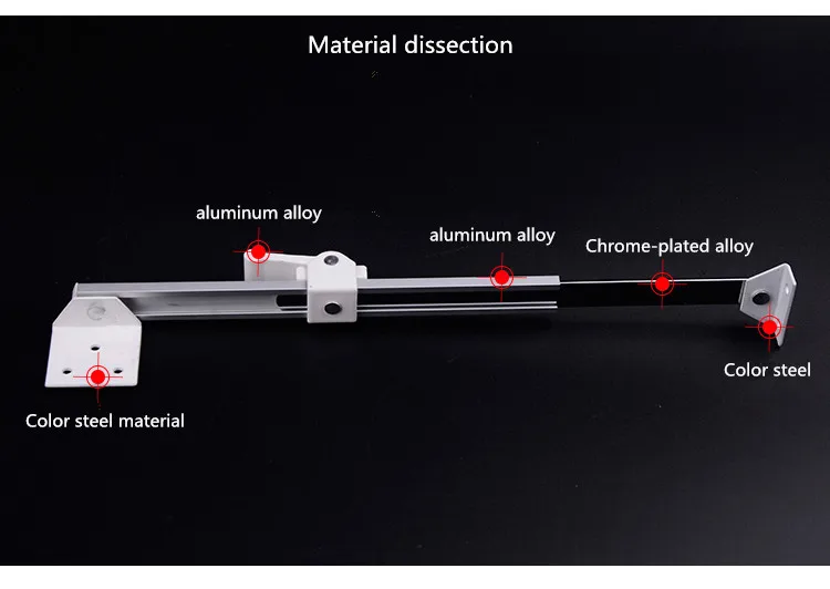 Оконное крепление от ветра тип створки окно полюс Телескопический Запуск ограничитель безопасности окно крепление от ветра кронштейн
