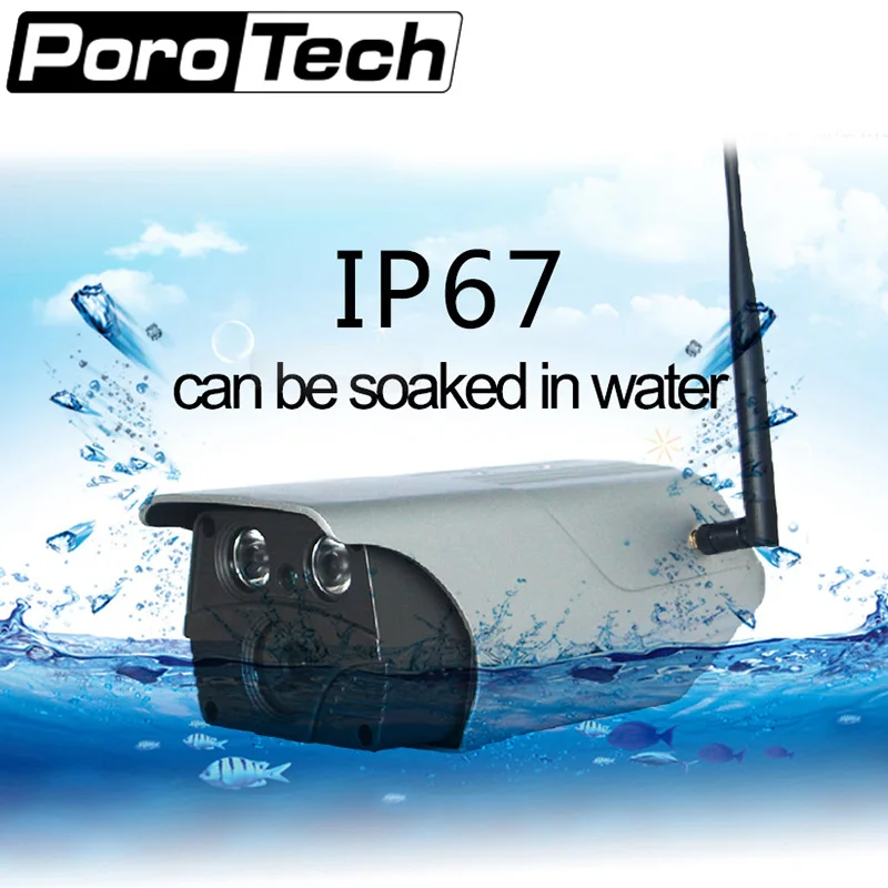 

7AFM 1.3MP Wireless WIFI Camera Waterproof Support Connect AP H.264 Video Compression 32bit CMOS Camera