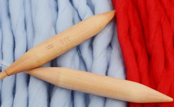 

Convenient 200Pcs 20mm Plastic Tube Circular Wood Bamboo Knitting Needles Pins for Thick Yarn DIY Crafts Sewing Tools Knitting