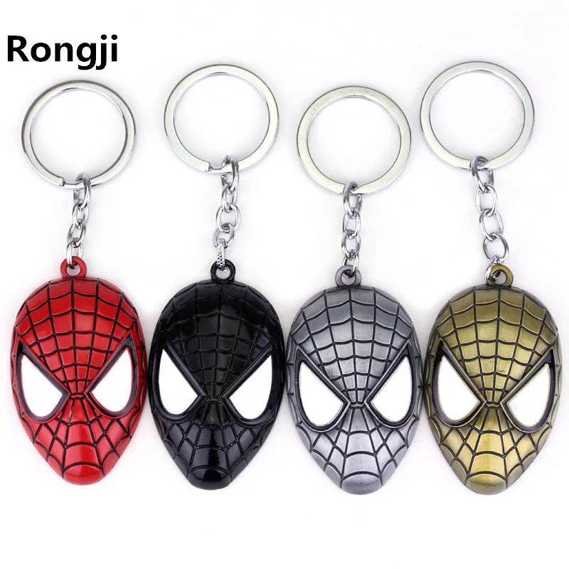 

Movie Spider-Man: Far From Home mask Keychain Avengers 4: Infinity War Pendant Gifts For Car Key Holder Accessories