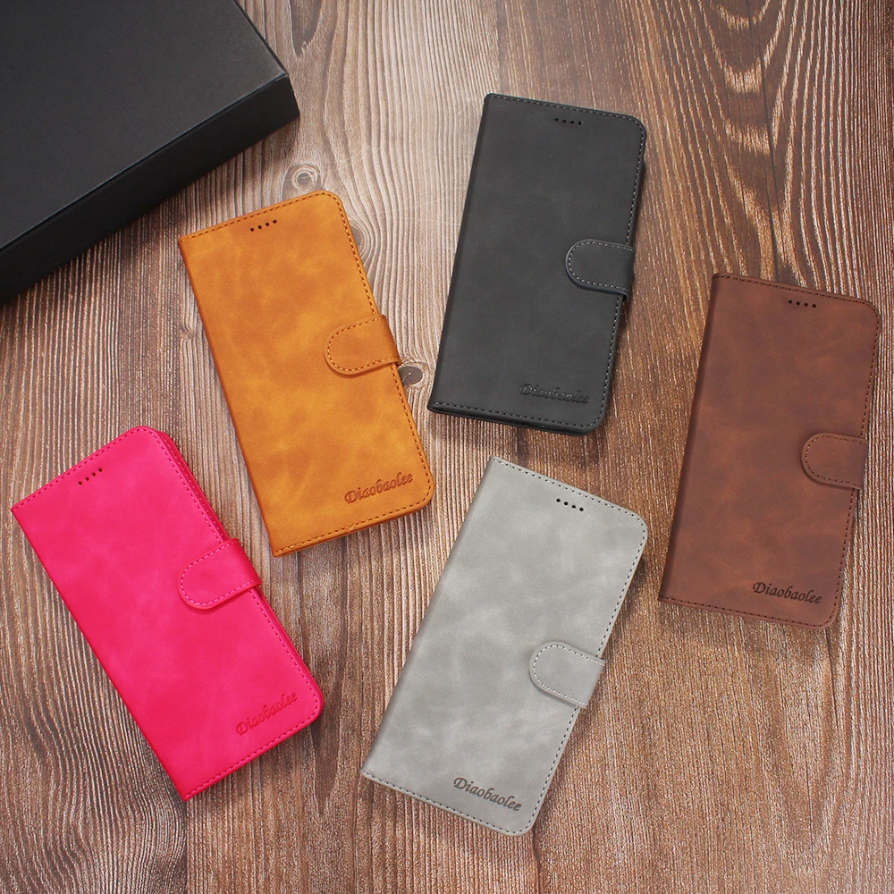 Soft Matte Flip Leather Case for Huawei P30 P20 Mate 20 Nova 5 Pro Lite 5i P Smart Plus Honor 20 20i 10 Lite Wallet Cover