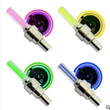 bike light with battery mountain road bike bicycle lights LEDS Tyre Tire Valve Caps Wheel spokes LED Light