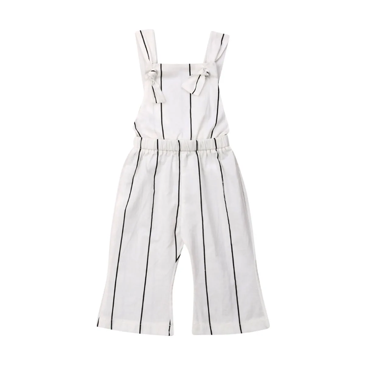 

Cute Toddler Kids Baby Girls Clothes Striped Jumpsuit Sleeveless Backless Bodysuit Overall Long Pants Outfits