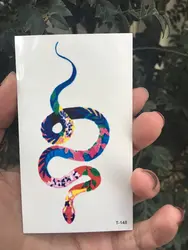 Новинка 2018 года водостойкая временная татуировка наклейка цвет Змеиный лист Татто флэш-тату поддельные татуировки для женщины мужчины