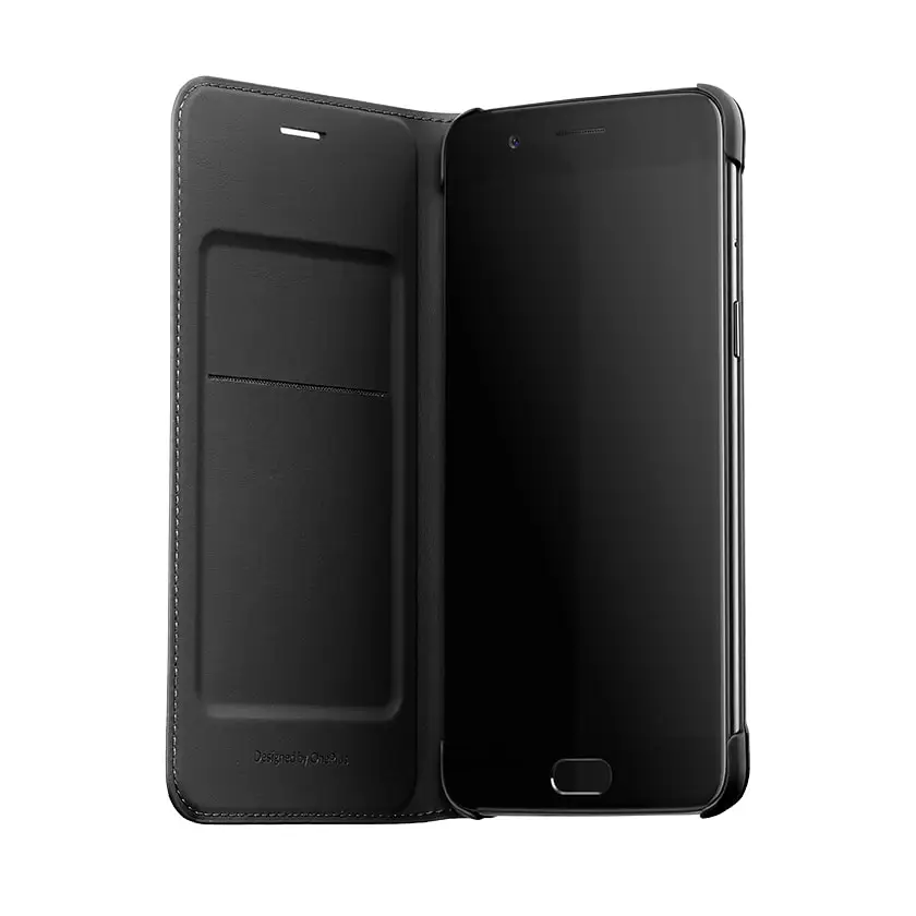 Original-Genuine-Oneplus-5-Case-Cover-Flip-PU-Leather-Oneplus-5-Five-Flip-Cover-Black-Gray