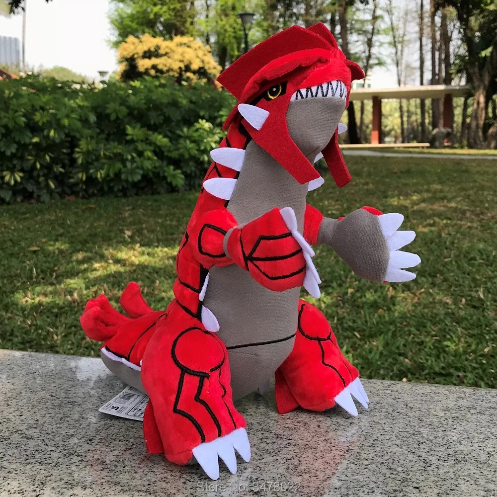 24 см аниме Groudon плюшевые игрушки коллекция Мягкие плюшевые животные мягкая классная кукла