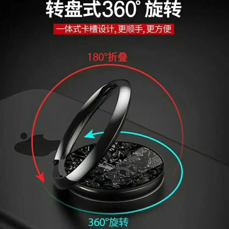 Luxury 360 Degree Universal Phone Metal Finger Ring Holder For iPhone Samsung Xiaomi Mobile Phone Finger Stand Car Mount Support