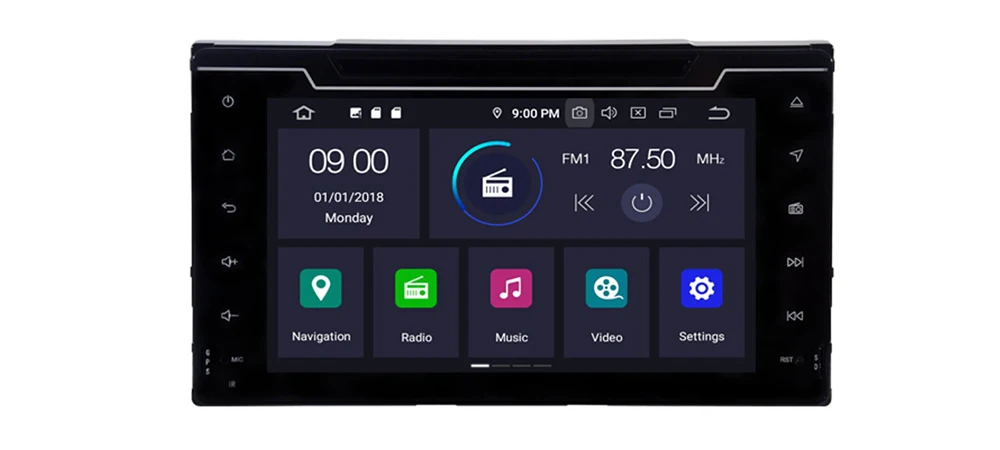 2din Android 9.0 Octa Core 4GB RAM Car DVD for Toyota Corolla 2017~2019 GPS Radio BT Navi MAP Multimedia player system 11