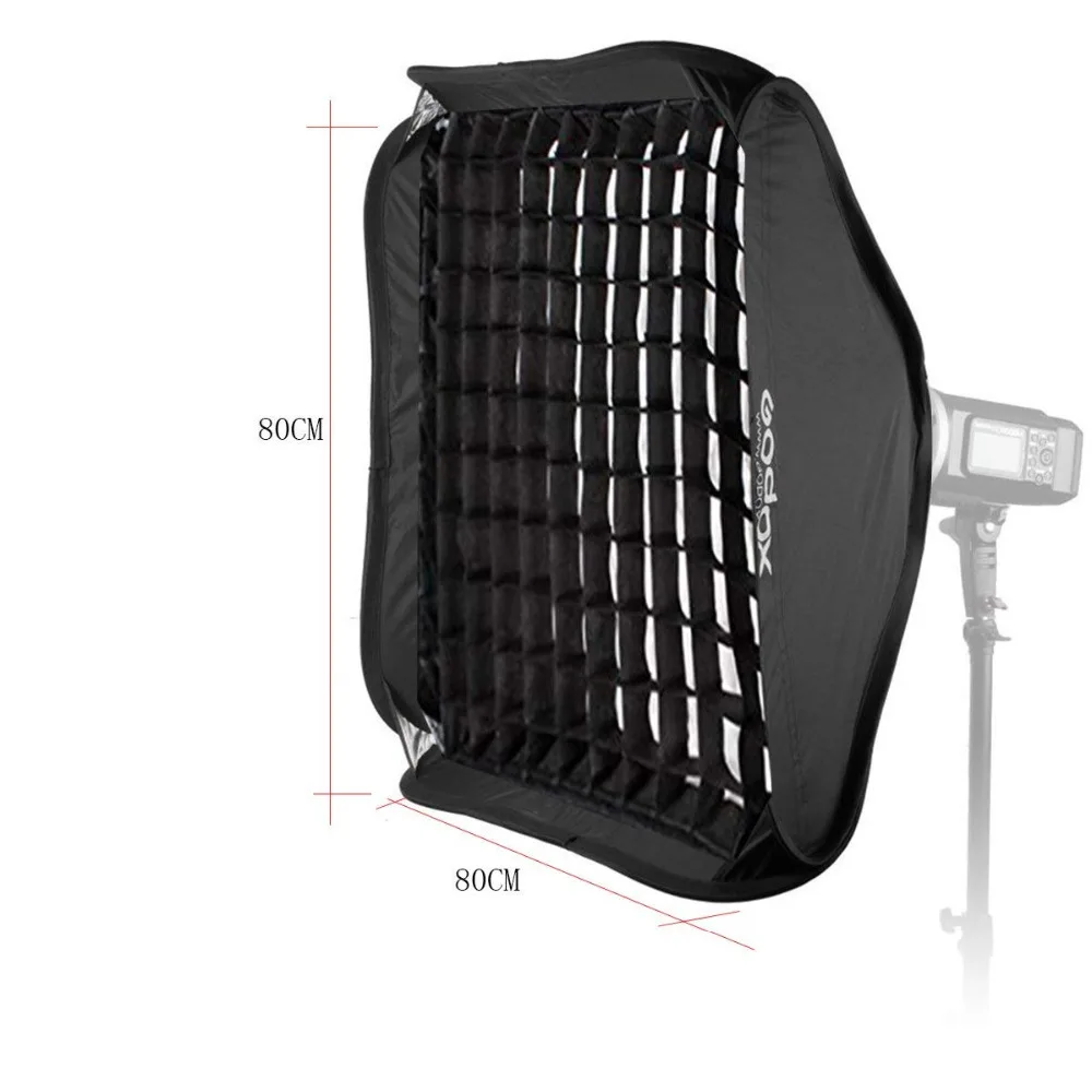 Godox 31 &quotх 31&quot 80x80 см softbox Honeycomb сетки для Bowens горе комплект Flash AD600B студия флэш с