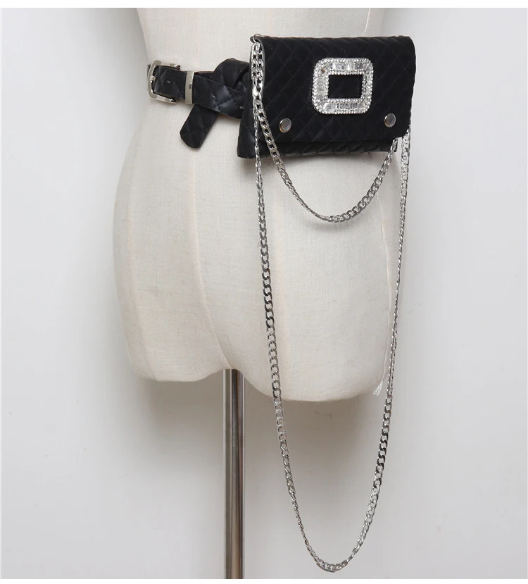Роскошная женская поясная сумка для девочек, поясная сумка со змеиным узором, Черная Женская поясная сумка, поясные сумки, женская кожаная сумка, белый пояс, кошелек