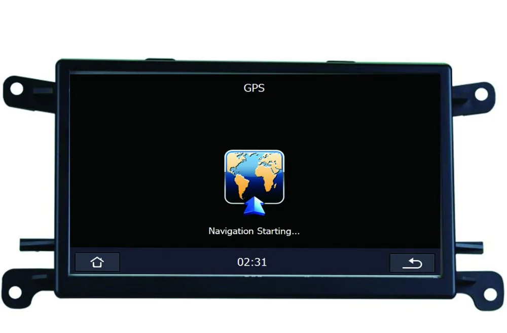 Best Car Multimedia Player GPS Navigation for Audi Q5 A5 A4 with USB SD AUX RCA Auto Audio Video Stereo 1