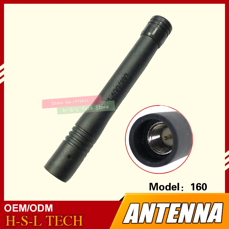 Walkie Talkie Rubber Antenna 136-174Mhz VHF Interface Two Way Radio Antenna For Vertex VX-400 VX-160 VX-428 VX-168 Accessories