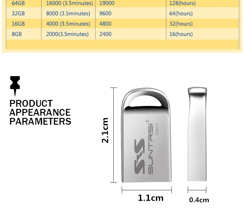 Suntrsi USB 3,0 флеш-накопитель 32 Гб водонепроницаемый внешний накопитель реальная емкость 64 Гб USB флешка 16 Гб Флешка personalizado