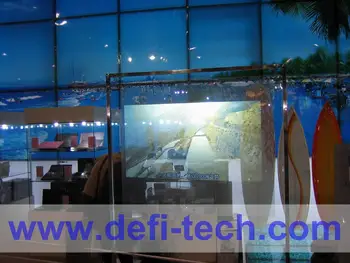 

DfLabs Fedex Holographic screen, making excellent color reappearance.