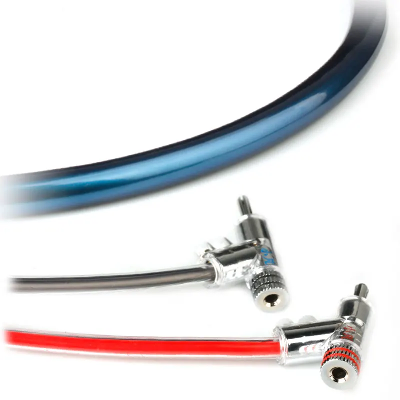  Xiao Fan L05 Handmade Audio Line Hifi Speaker Cable 2 Banana Plug to 2 Curved type Banana plug   Amplifier Speakon Wire Cables