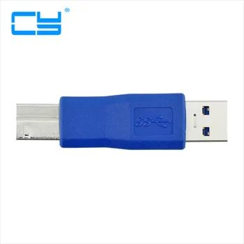 

(10pieces/lot) Standard USB 3.0 Type A Male to USB 3.0 Type B Male Plug Connector Adapter USB3.0 Converter Adaptor AM to BM