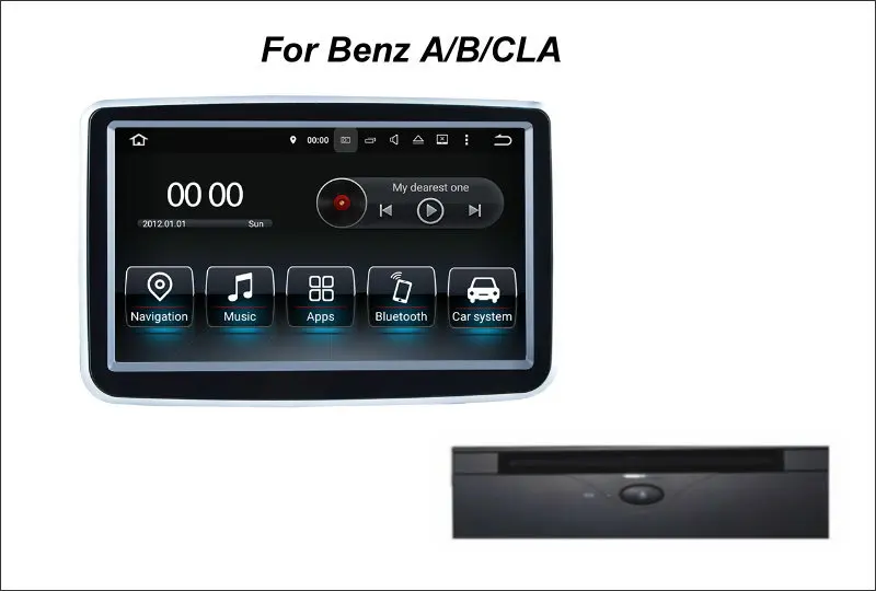 Sale Liislee Car Android Multimedia For Mercedes Benz A / B / CLA Stereo Radio BT FM WIFI CD DVD Player GPS Nav Map Navigation System 3